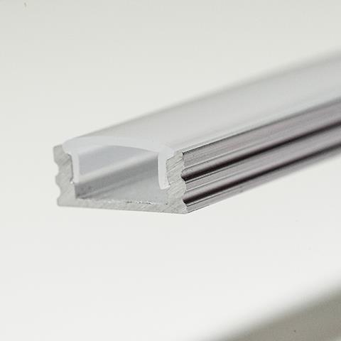 Afbeeldingen van Aluminium profiel 2m, Opbouw, 7mm